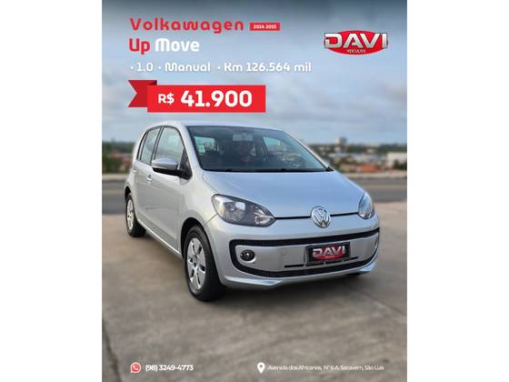 VOLKSWAGEN UP 1.0 MPI MOVE UP 12V FLEX 4P MANUAL